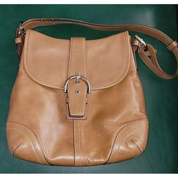 Vintage Coach G3s-9481 Brown Leather Crossbody/hobo Bag Bucket Shoulder Purse - Picture 11 of 11